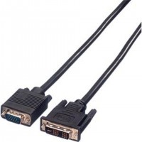 VALUE 11.99.5420 c&acirc;ble vid&eacute;o et adaptateur 2 m VGA (D-Sub) Noir