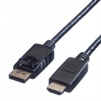 VALUE 11.99.5779 c&acirc;ble vid&eacute;o et adaptateur 1,5 m DisplayPort Noir