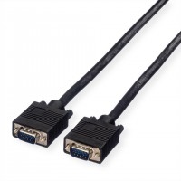VALUE SVGA Cable, HD15, M/M 6 m c&acirc;ble VGA VGA (D-Sub) Noir