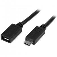 StarTech.com USBUBEXT50CM c&acirc;ble USB USB 2.0 0,5 m Micro-USB B 0,48 Gbit/s