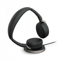Jabra Evolve2 65 Flex Casque Sans fil Arceau Bureau/Centre d'appels USB Type-A Bluetooth Socle de chargement