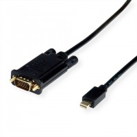 VALUE 11.99.5806 c&acirc;ble vid&eacute;o et adaptateur 1,5 m Mini DisplayPort VGA (D-Sub) Noir