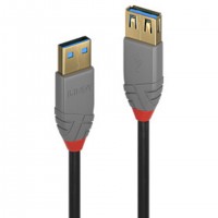 Lindy 36761 c&acirc;ble USB USB 3.2 Gen 1 (3.1 Gen 1) USB A Noir