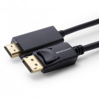 Microconnect MC-DP-HDMI-150 c&acirc;ble vid&eacute;o et adaptateur 1,5 m DisplayPort Noir