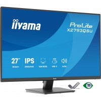 iiyama ProLite X2793QSU-B1 &eacute;cran plat de PC 68,6 cm (27") 2560 x 1440 pixels Quad HD LED Noir