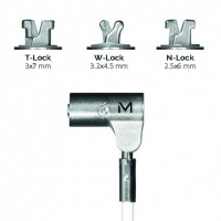 Mobilis 001271 c&acirc;ble antivol Argent 2 m