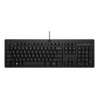 HP 125 G2 USB Wired Keyboard clavier Bureau Noir