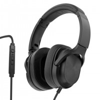 Casque filaire FLOW noir jack 3.5mm et USB-C