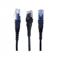 PatchSee ThinPatch c&acirc;ble de r&eacute;seau Noir 9,7 m Cat6a F/UTP (FTP)