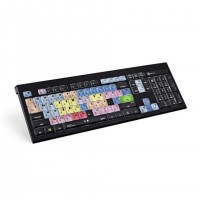 Logickeyboard LKB-MCOM4-A2PC-FR clavier Gaming USB AZERTY Fran&ccedil;ais Noir