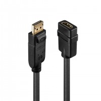 Lindy 41005 c&acirc;ble vid&eacute;o et adaptateur 0,15 m DisplayPort Noir