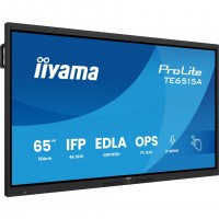 iiyama TE6515A-B1AG &Eacute;cran d'affichage dynamique &Eacute;cran plat interactif 163,8 cm (64.5") Wifi 550 cd/m&sup2; 4K Ultra HD Noir &Eacute;cran tac