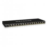 NETGEAR GS316P Non-g&eacute;r&eacute; Gigabit Ethernet (10/100/1000) Connexion Ethernet, supportant l'alimentation via ce port (PoE) Noir