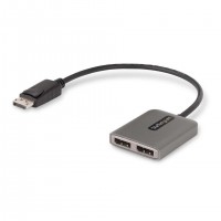 StarTech.com MST14DP122DP c&acirc;ble vid&eacute;o et adaptateur 0,3 m 2 x DVI Gris