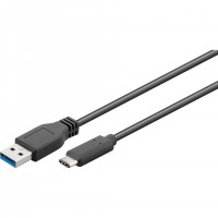 Microconnect USB3.1CA0015 c&acirc;ble USB USB 3.2 Gen 1 (3.1 Gen 1) 0,15 m USB C USB A Noir