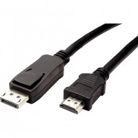 VALUE 11.99.5783 c&acirc;ble vid&eacute;o et adaptateur 4,5 m DisplayPort Noir
