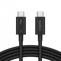 Belkin INZ005HQ1MBK C&acirc;ble Thunderbolt 1 m 120 Gbit/s Noir