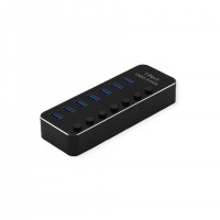 ROLINE 14.02.5057 hub & concentrateur USB 3.2 Gen 1 (3.1 Gen 1) Type-A 5120 Mbit/s Noir
