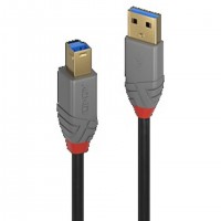 Lindy 36744 c&acirc;ble USB USB 3.2 Gen 1 (3.1 Gen 1) USB A USB B Noir