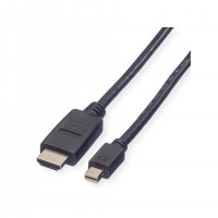 VALUE 11.99.5792 c&acirc;ble vid&eacute;o et adaptateur Noir