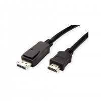 VALUE 11.99.5781 c&acirc;ble vid&eacute;o et adaptateur Noir