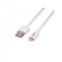 ROLINE Lightning to USB cable for iPhone, iPod, iPad 1.8 m