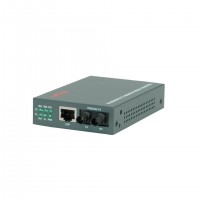 CONVERTISSEUR FAST ETHERNET RJ45/ST, LOOP-BACK