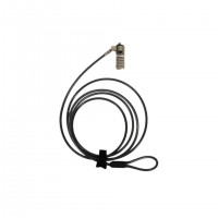 Port Designs 901213/25 c&acirc;ble antivol Noir, Acier inoxydable 2 m