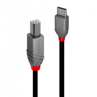 Lindy 36941 c&acirc;ble USB USB 2.0 USB C USB B Noir