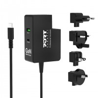 Port Designs 902103 chargeur d'appareils mobiles Ordinateur portable, Smartphone, Tablette Noir Secteur Int&eacute;rieure
