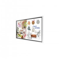 Samsung WM55FX tableau blanc interactif 139,7 cm (55") 3840 x 2160 pixels &Eacute;cran tactile Gris, Blanc HDMI