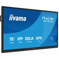 iiyama TE7513A-B3AG &Eacute;cran d'affichage dynamique &Eacute;cran plat interactif 190,5 cm (75") LCD Wifi 500 cd/m&sup2; 4K Ultra HD Noir &Eacute;cran t