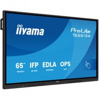iiyama TE6513A-B3AG &Eacute;cran d'affichage dynamique &Eacute;cran plat interactif 163,8 cm (64.5") LCD Wifi 500 cd/m&sup2; 4K Ultra HD Noir &Eacute;cran