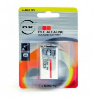 Pack de 12 Piles Alcalines DIVERS 6LR61 9 volt - 680mAh